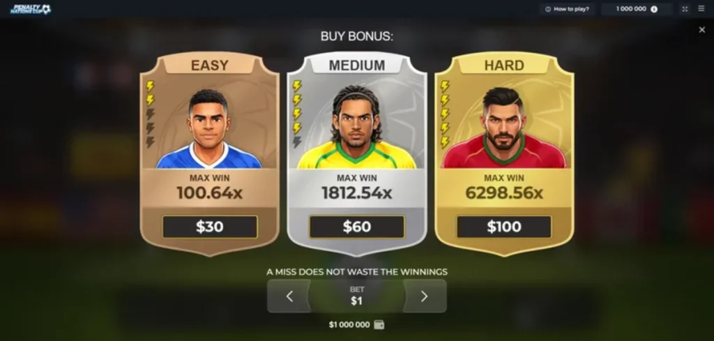 Penalty Nations Cup juego casino